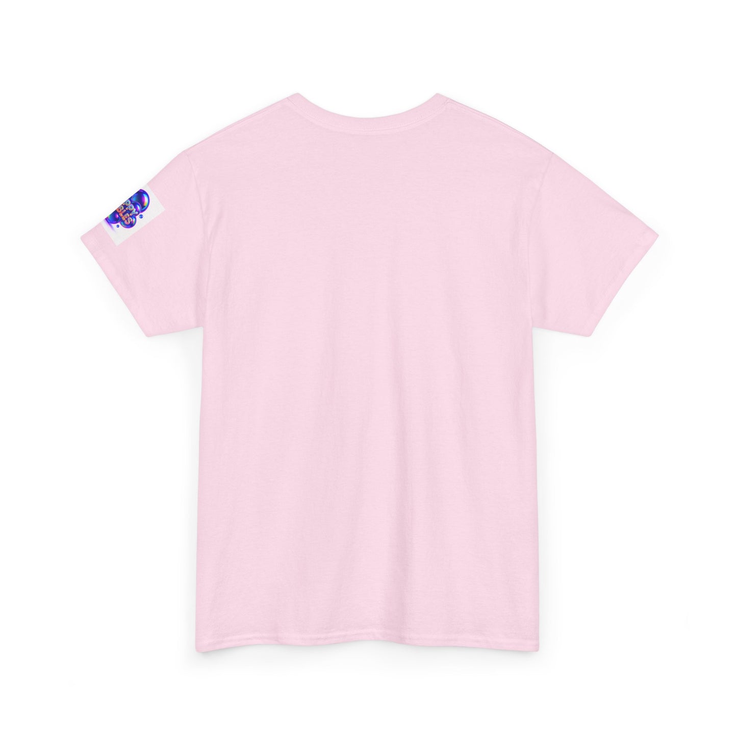 Trippy Bubbles Tee, Unisex Heavy Cotton T-Shirt, Colorful Graphic Shirt, Fun Casual Wear, Unique Gift for Parties, Festivals, Summer