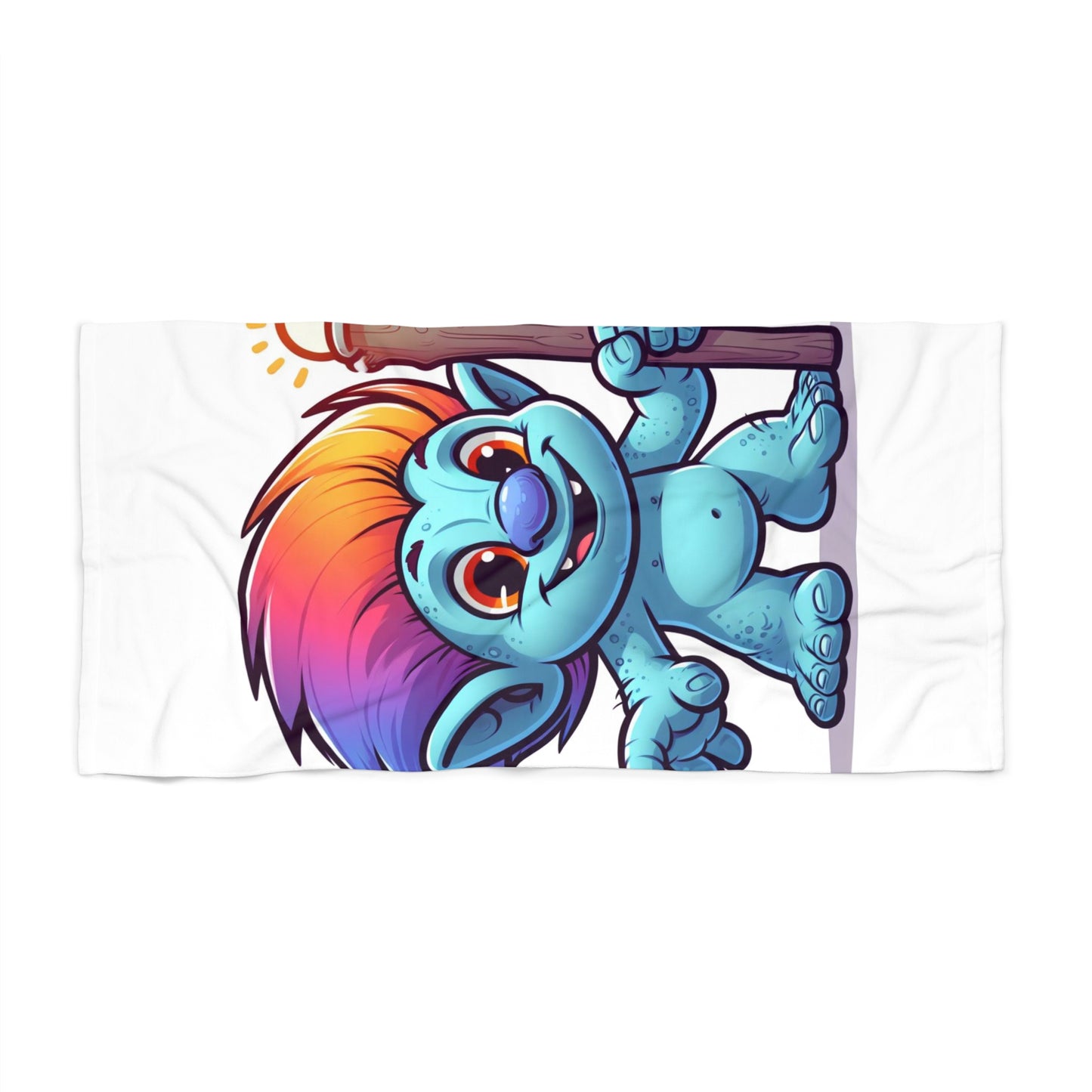 Troll Beach Towel