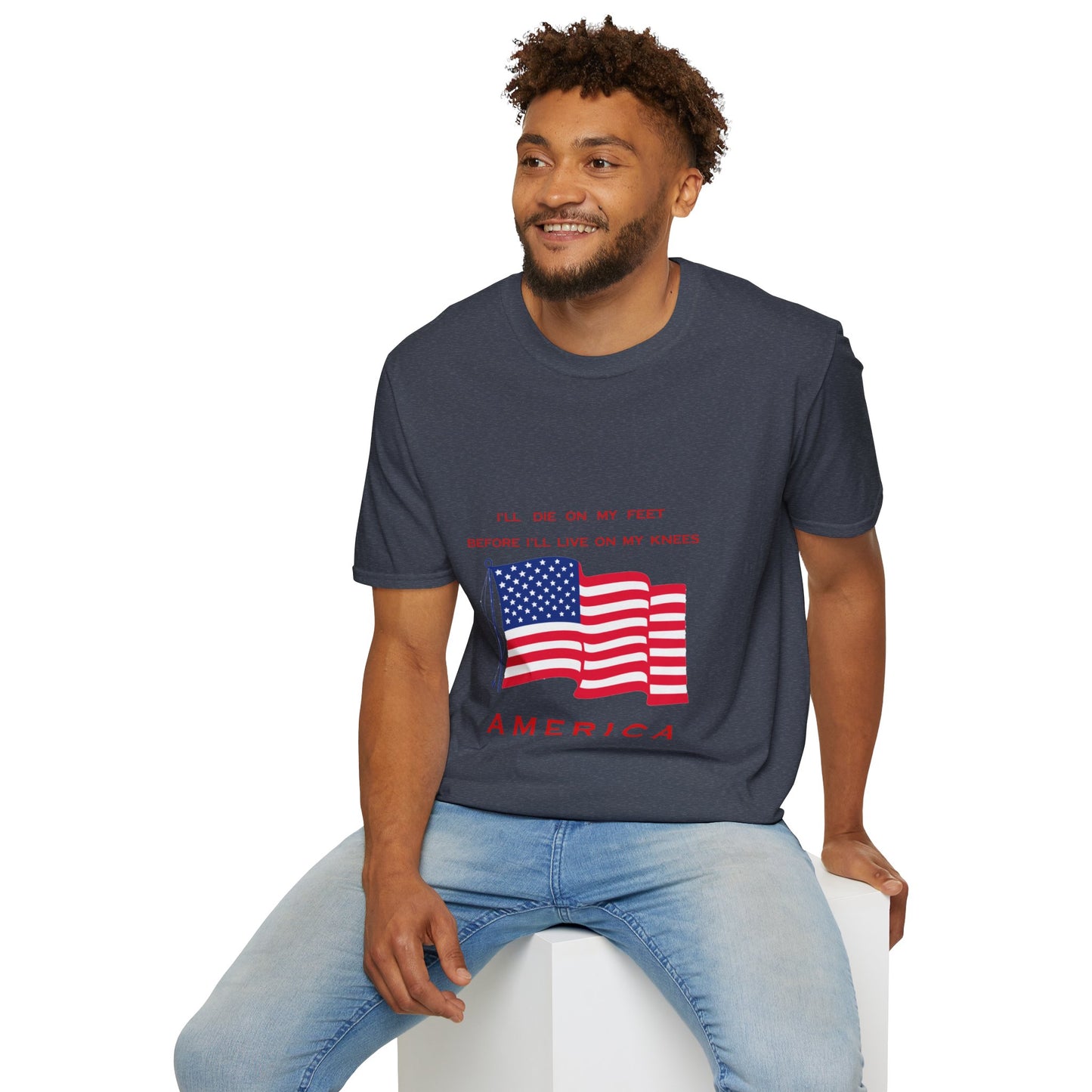 Unisex AMERICA  Softstyle T-Shirt