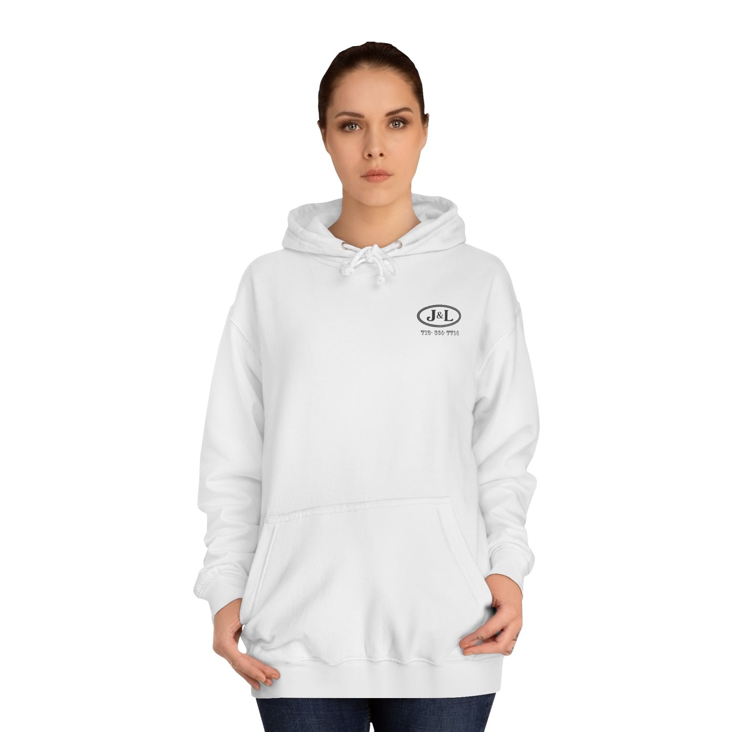 Unisex College Hoodie with Custom Logo, Perfect for College Students, Personalized Gift, Casual Wear, College Events, Everyday Comfort