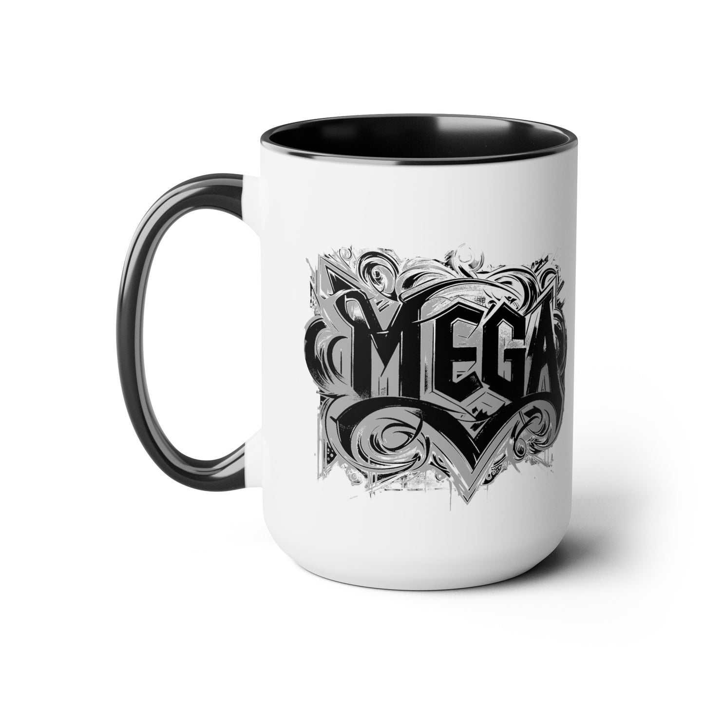 Two-Tone MEGA Coffee Mugs, 15oz