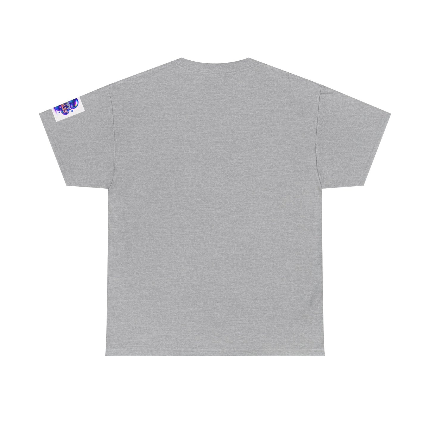 Trippy Bubbles Tee, Unisex Heavy Cotton T-Shirt, Colorful Graphic Shirt, Fun Casual Wear, Unique Gift for Parties, Festivals, Summer