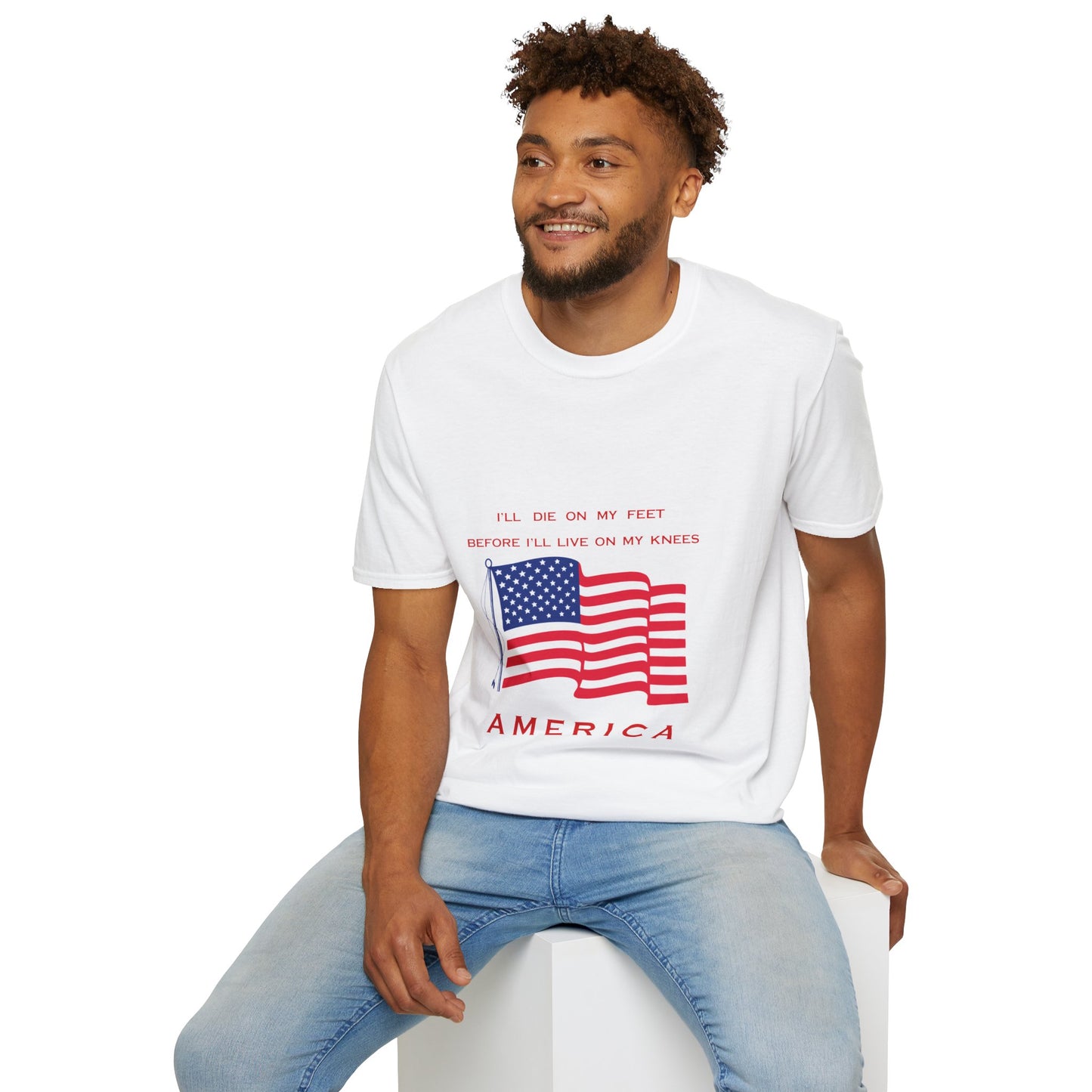 Unisex AMERICA  Softstyle T-Shirt