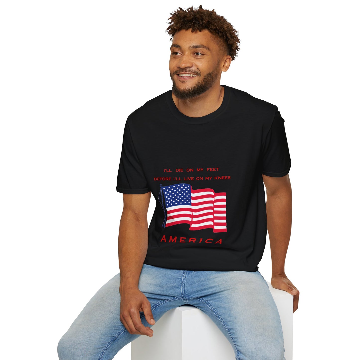 Unisex AMERICA  Softstyle T-Shirt