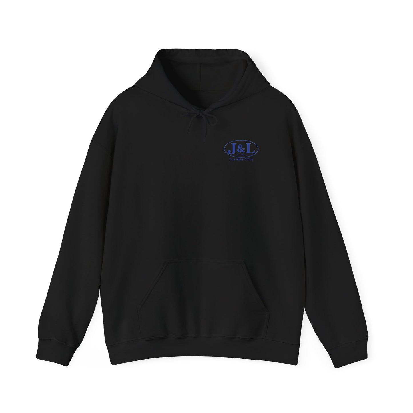 Cozy Unisex J&L  QR Code Hoodie - Comfortable Heavy Blend Sweatshirt for Everyday Wear