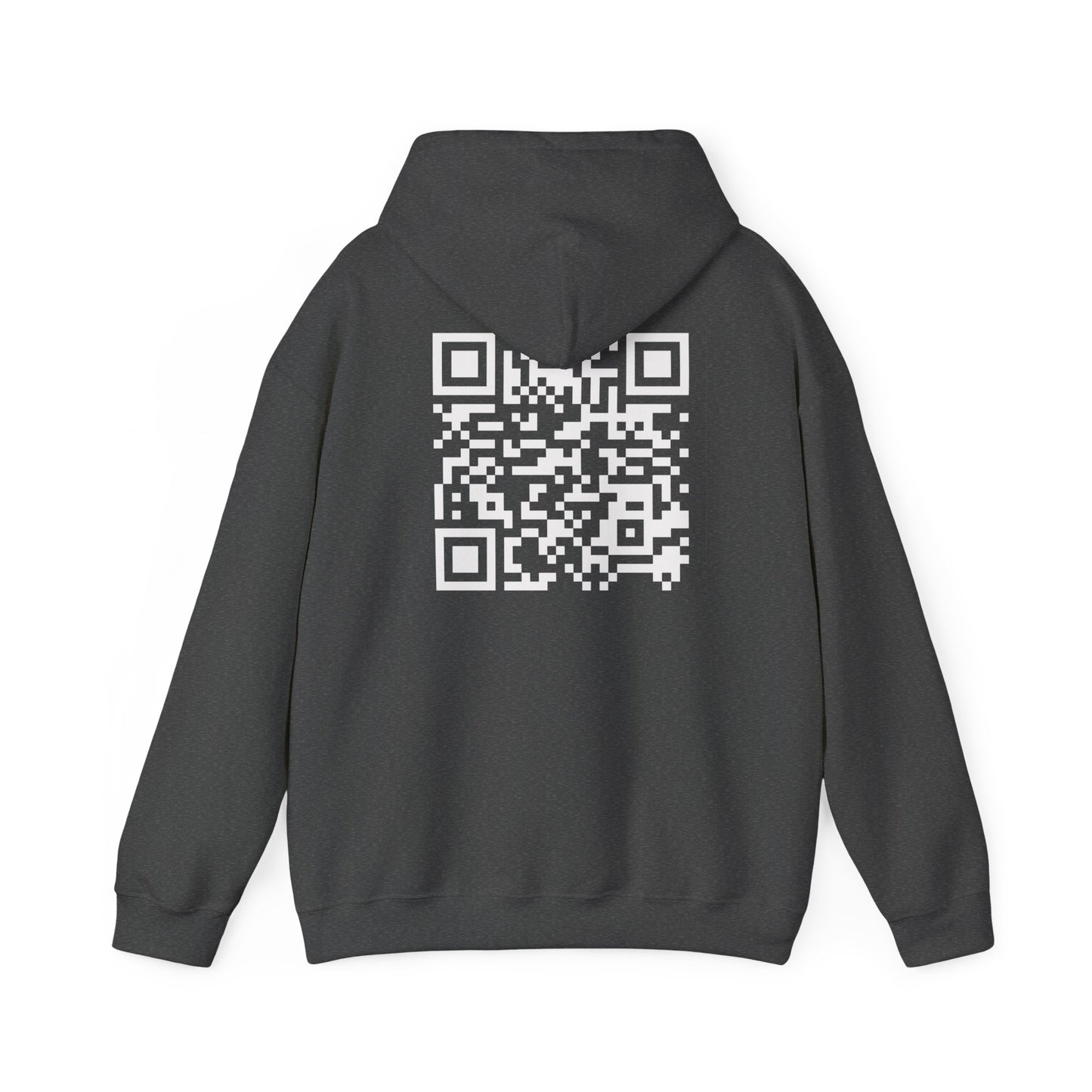 Cozy Unisex J&L  QR Code Hoodie - Comfortable Heavy Blend Sweatshirt for Everyday Wear