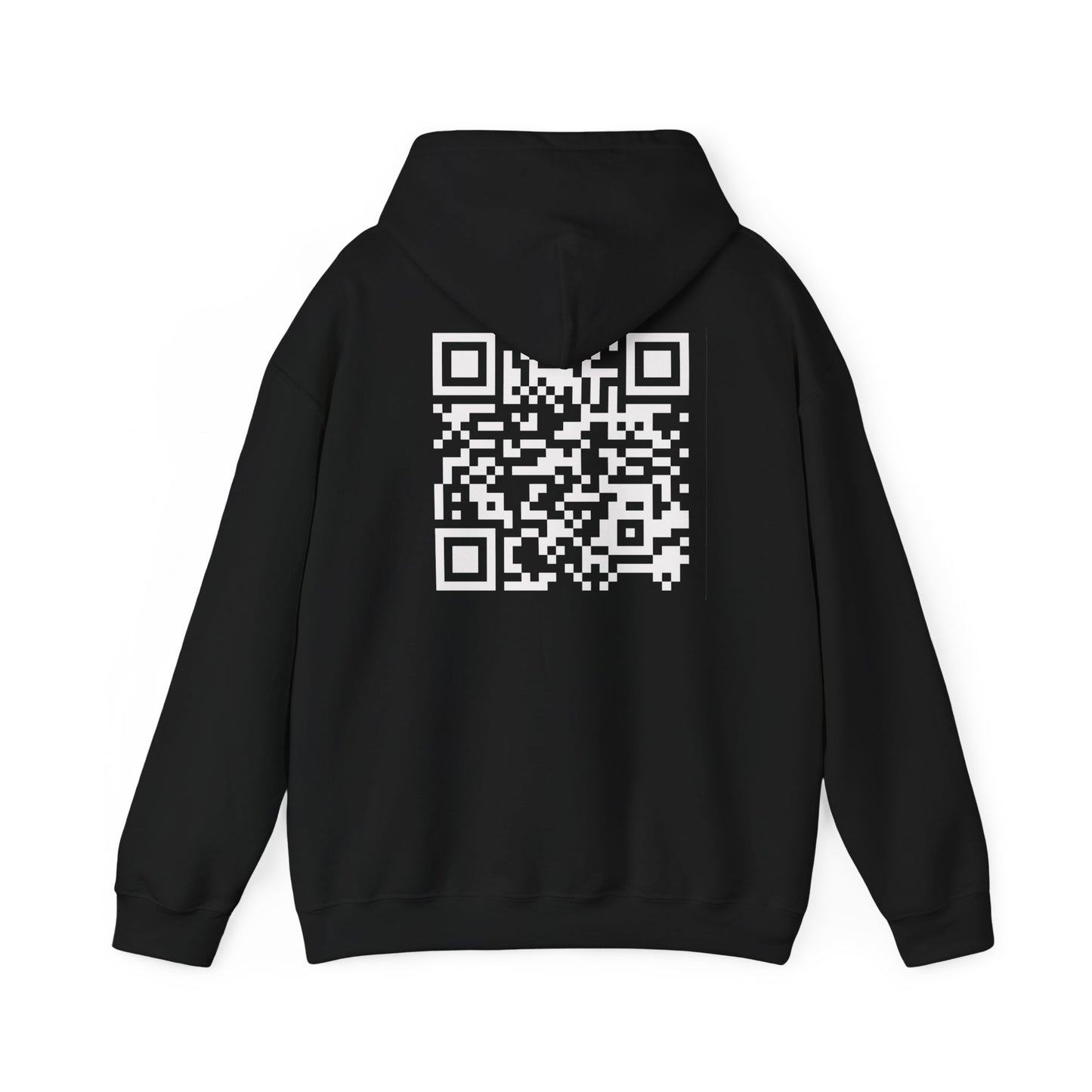 Cozy Unisex J&L  QR Code Hoodie - Comfortable Heavy Blend Sweatshirt for Everyday Wear