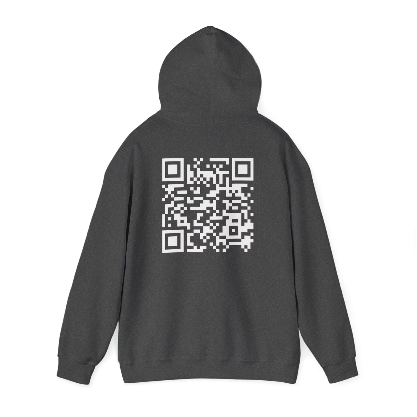 Cozy Unisex J&L  QR Code Hoodie - Comfortable Heavy Blend Sweatshirt for Everyday Wear