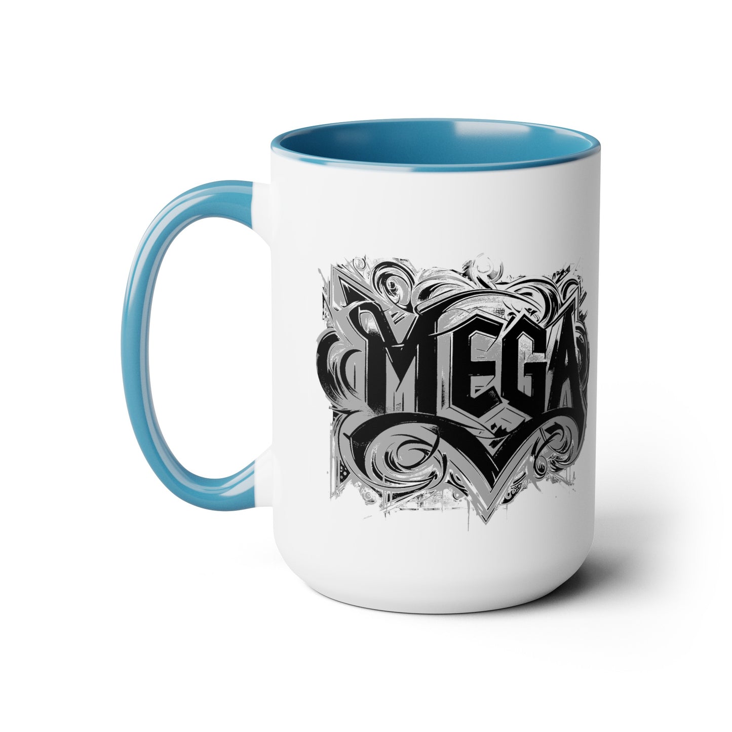 Two-Tone MEGA Coffee Mugs, 15oz