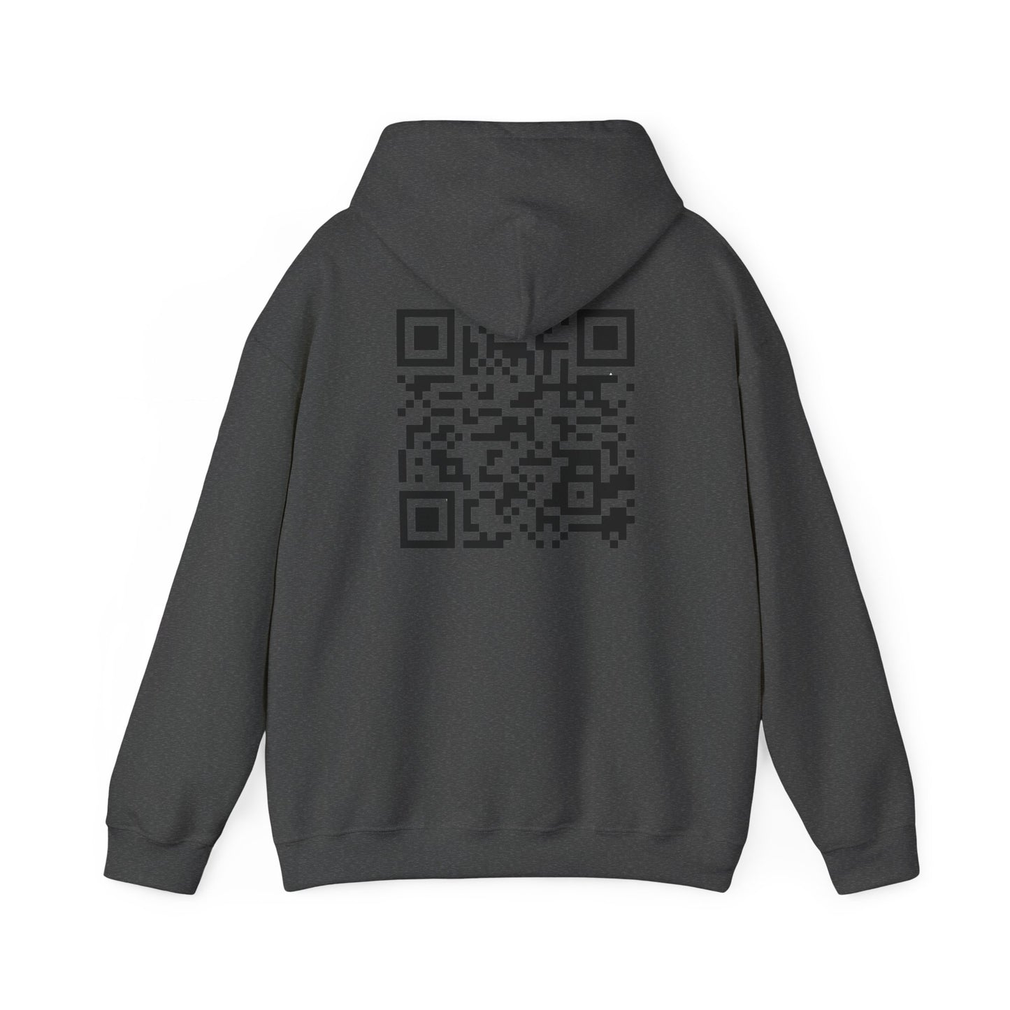 J&L QR Code Unisex Hooded Sweatshirt | Cozy, Trendy, Personalized Gift, Casual Wear, Great for Gifting