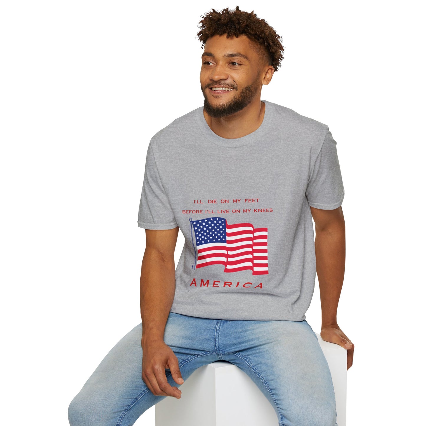 Unisex AMERICA  Softstyle T-Shirt