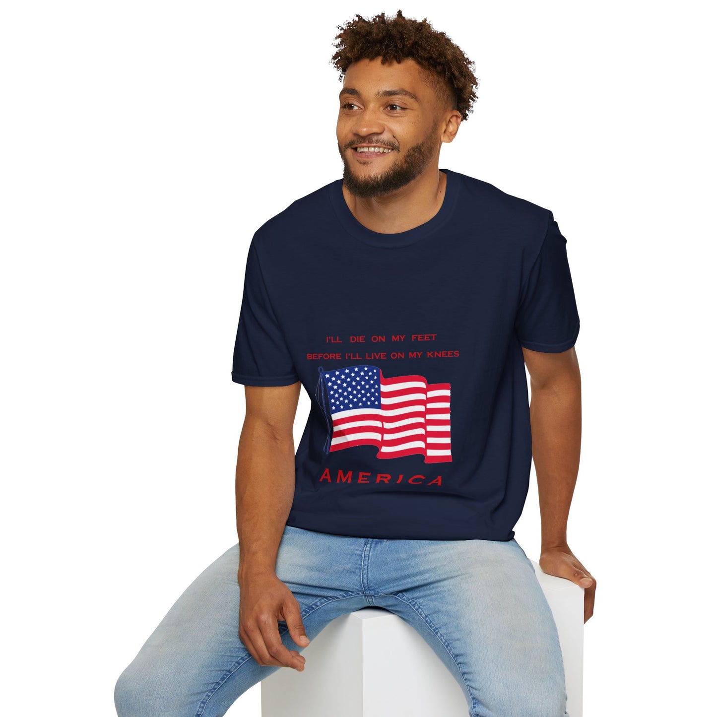 Unisex AMERICA  Softstyle T-Shirt