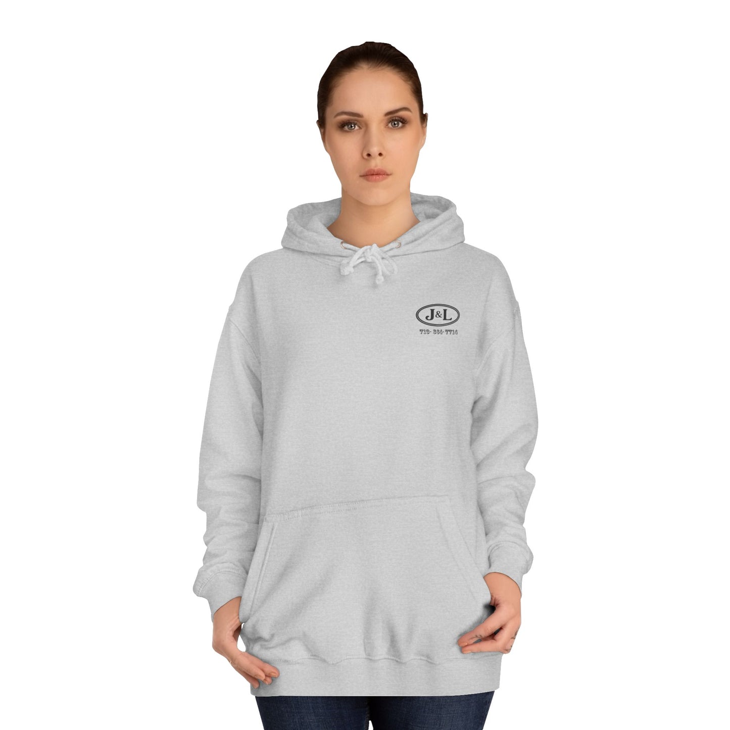 Unisex College Hoodie with Custom Logo, Perfect for College Students, Personalized Gift, Casual Wear, College Events, Everyday Comfort