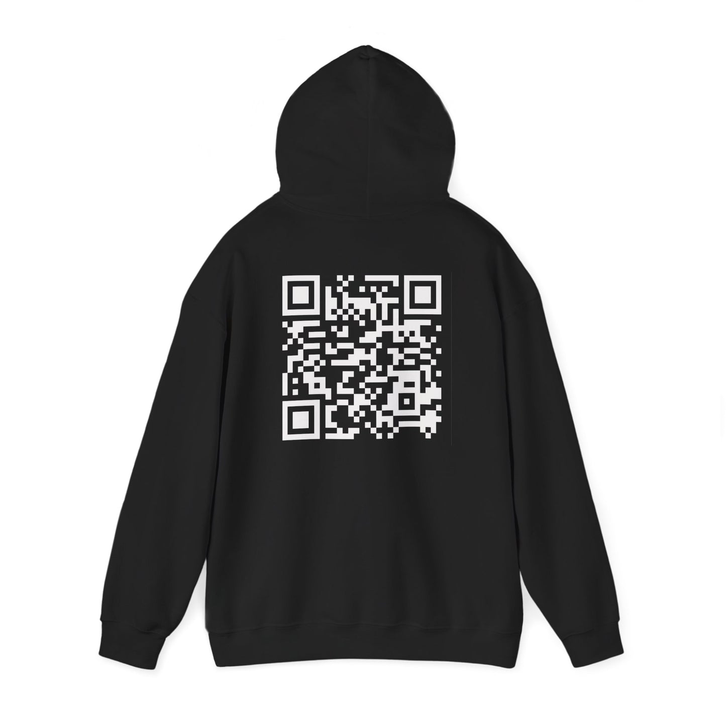Cozy Unisex J&L  QR Code Hoodie - Comfortable Heavy Blend Sweatshirt for Everyday Wear