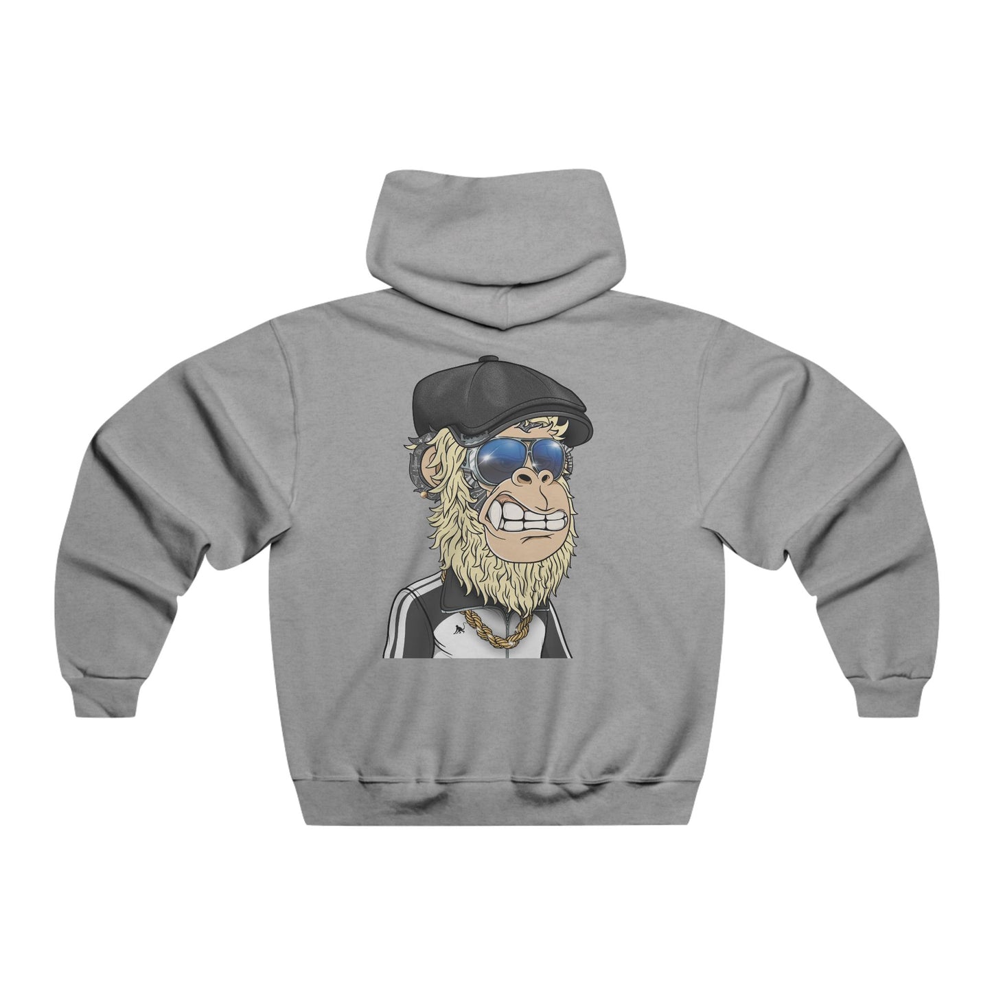 Stylish Graphic Hooded Sweatshirt for Men, Casual Streetwear, Unisex Gift, Everyday Comfort, Cool Animal Design